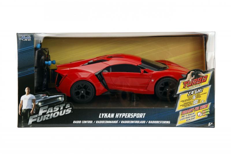 Rychle a zběsile RC auto Lykan Hypersport 1:16